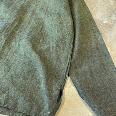 画像6: ASYMMETRY FRONT STAND COLLAR L/S SHIRT / Mens XXL / MADE IN NEPAL (6)
