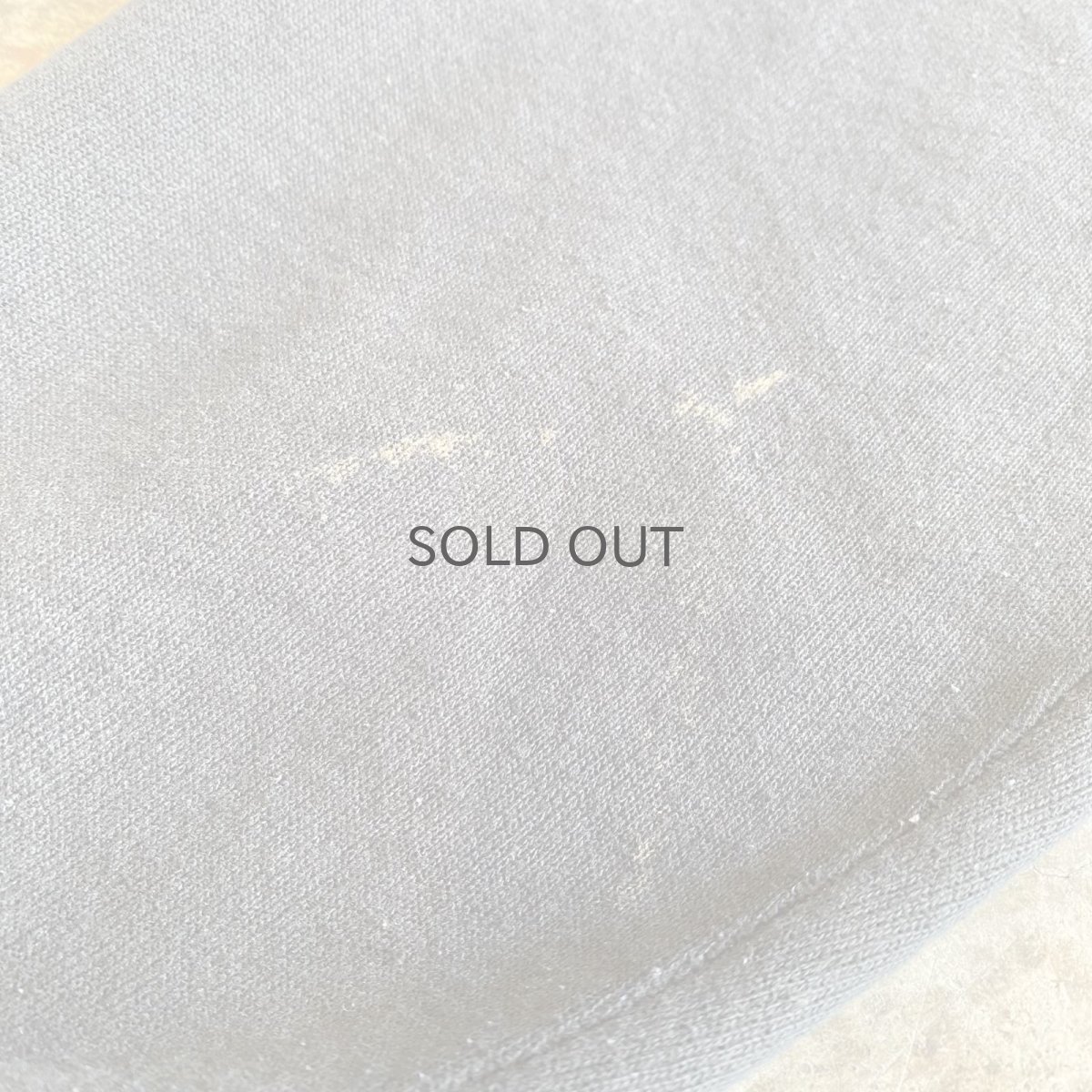 画像12: OLD FRONT SLEEVE LOGO PRINTED DESIGN BLACK COLOR SWEAT / Ladies L / MADE IN USA (12)