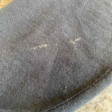 画像12: OLD FRONT SLEEVE LOGO PRINTED DESIGN BLACK COLOR SWEAT / Ladies L / MADE IN USA (12)