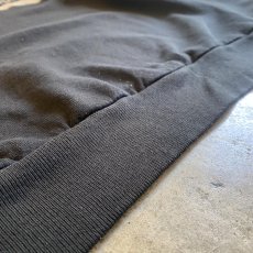 画像10: OLD FRONT SLEEVE LOGO PRINTED DESIGN BLACK COLOR SWEAT / Ladies L / MADE IN USA (10)
