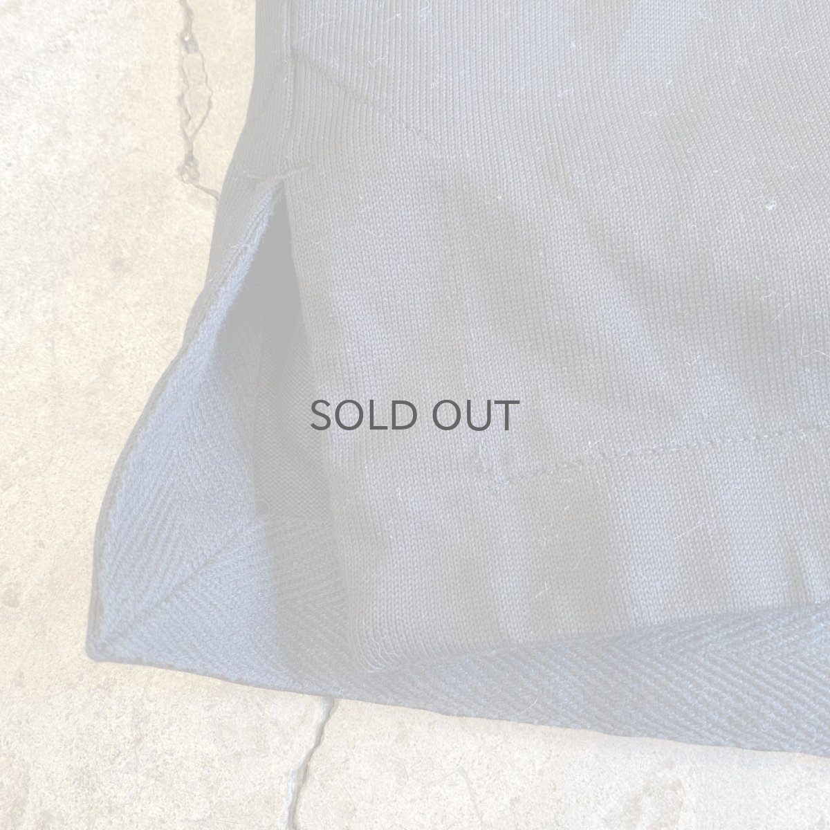 画像10: BACK BELT POINT LACE DESIGN S/S TOPS / Ladies L (10)