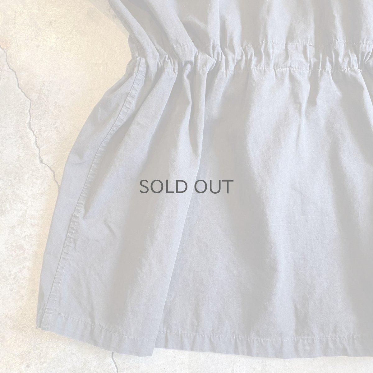 画像6: OLD BLACK COLOR FRONT POCKET DESIGN ANORAK HOODIE L/S TOPS / Ladies L (6)