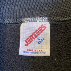 画像11: OLD FRONT SLEEVE LOGO PRINTED DESIGN BLACK COLOR SWEAT / Ladies L / MADE IN USA (11)
