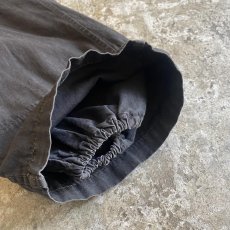 画像10: OLD BLACK COLOR FRONT POCKET DESIGN ANORAK HOODIE L/S TOPS / Ladies L (10)