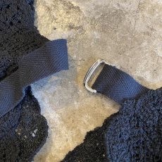 画像7: BACK BELT POINT LACE DESIGN S/S TOPS / Ladies L (7)