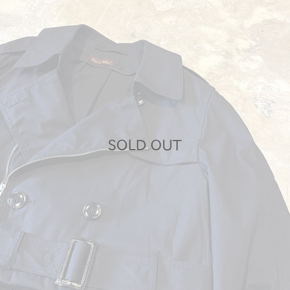 画像4: 【Wiz&Witch】"THE U.K" SHORT TRENCH RIDERS JACKET / OS (4)
