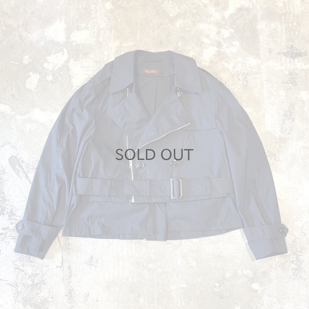 画像1: 【Wiz&Witch】"THE U.K" SHORT TRENCH RIDERS JACKET / OS (1)