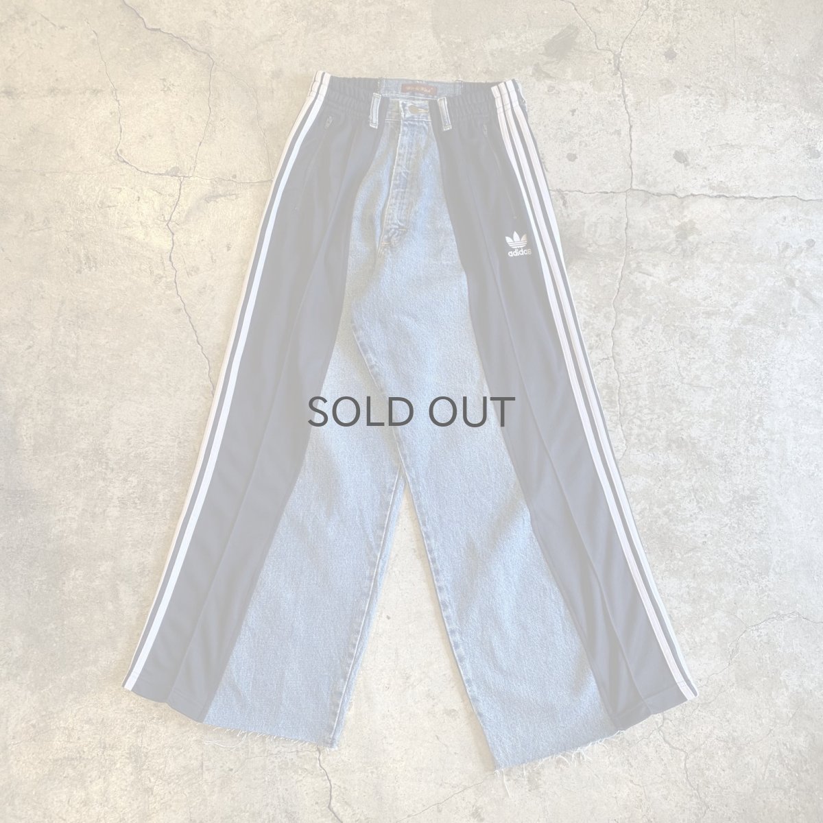 画像1: 【Wiz&Witch】"UNITED" SPORTY DENIM PANTS / OS (1)
