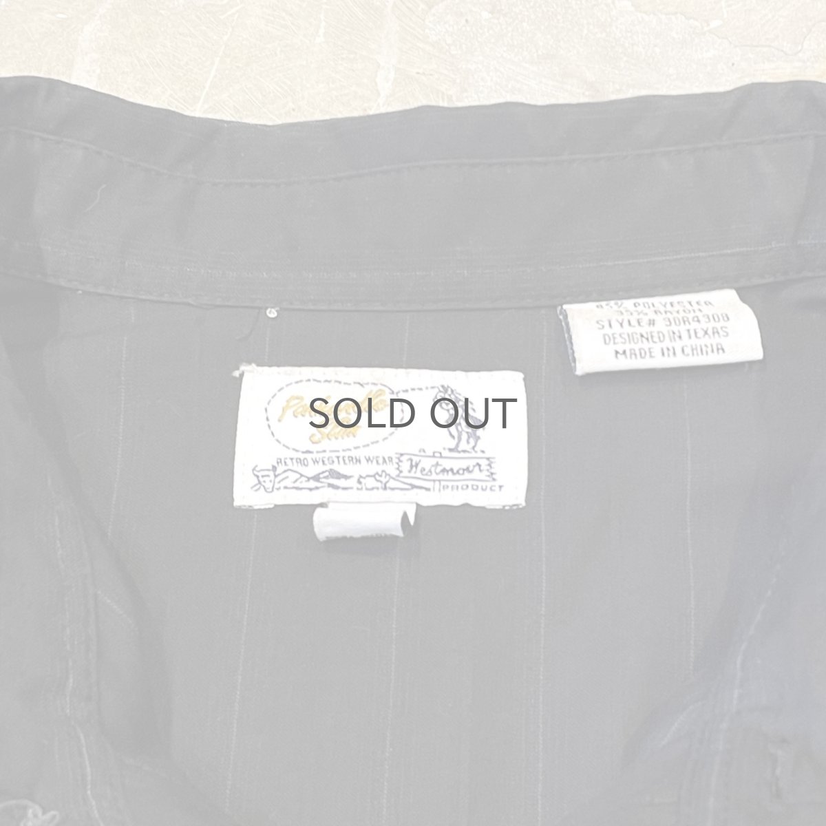 画像10: STRIPE PATTERN BOX SILHOUETTE WESTERN L/S SHIRT / Mens XL (10)