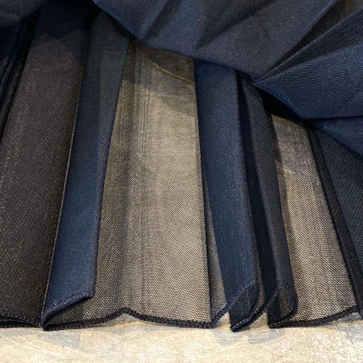 画像8: BLACK COLOR DESIGN TULLE SKIRT / W26~W34 (8)