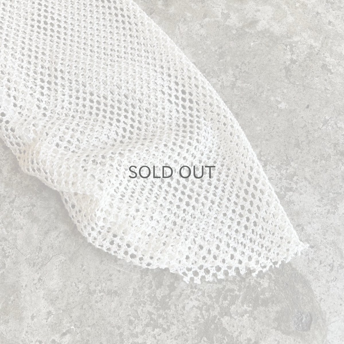 画像6: DOUBLE RIBBON DESIGN MESH SHORT L/S CARDIGAN  / Ladies M (6)