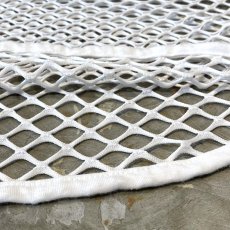 画像8: WHITE COLOR MESH DESIGN L/S TOPS / Mens XL (8)