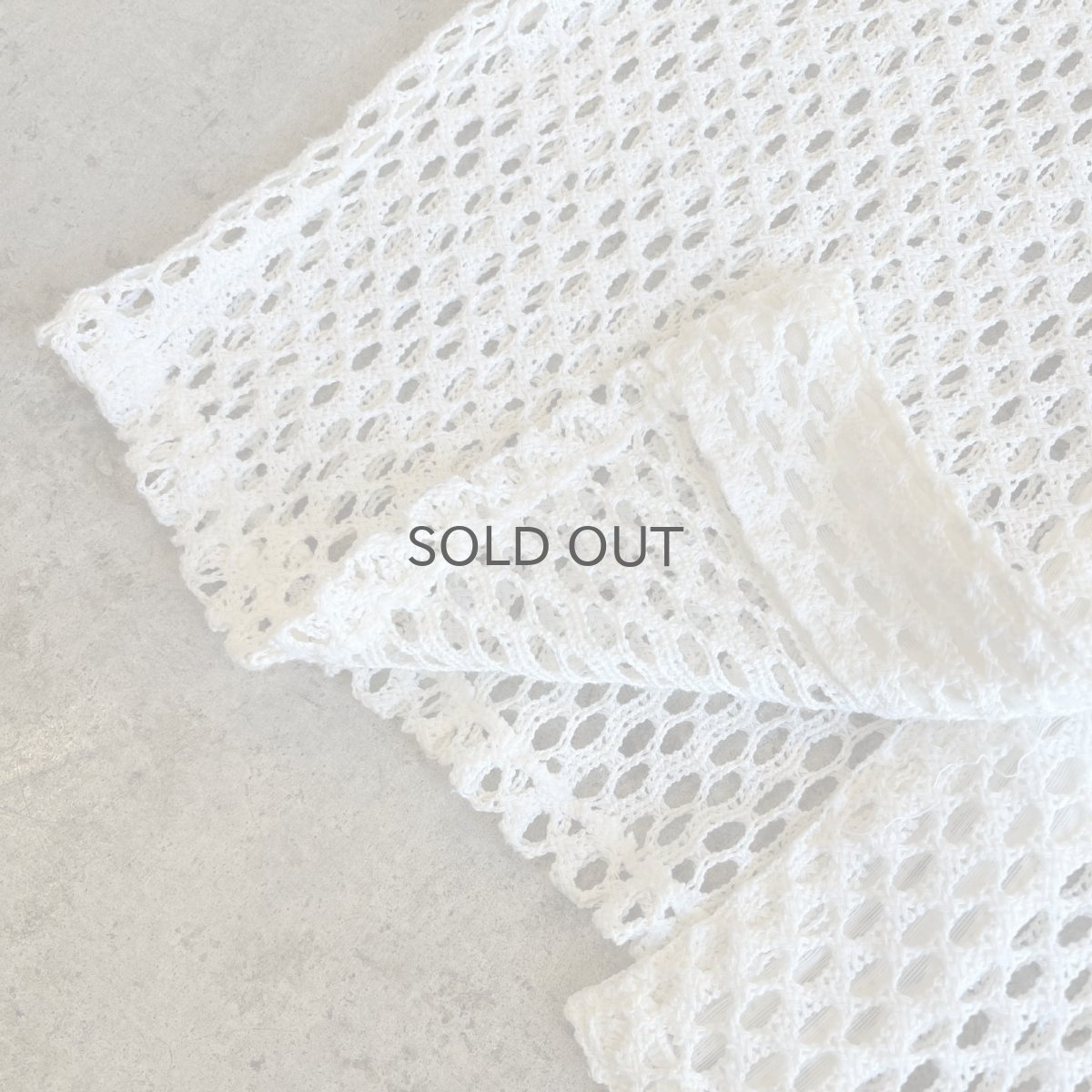 画像5: ALL OVER MESH SHORT DESIGN L/S CARDIGAN  / Ladies M (5)