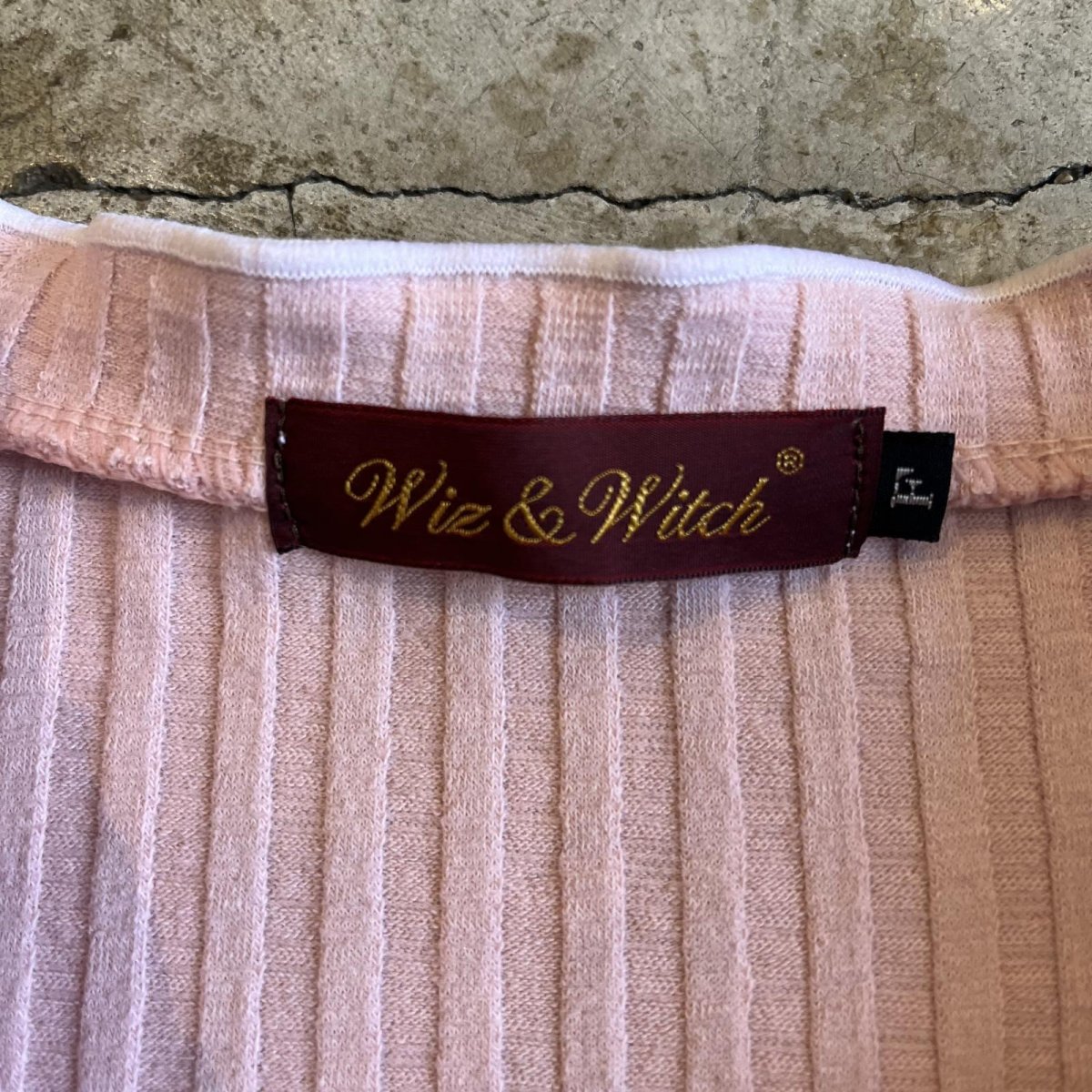 画像10: 【Wiz&Witch】"OUT STITCH" RIB L/S TEE / OS (10)