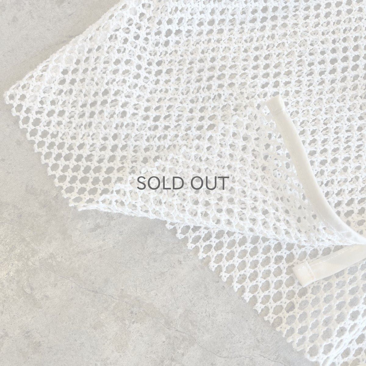 画像5: DOUBLE RIBBON DESIGN MESH SHORT L/S CARDIGAN  / Ladies M (5)