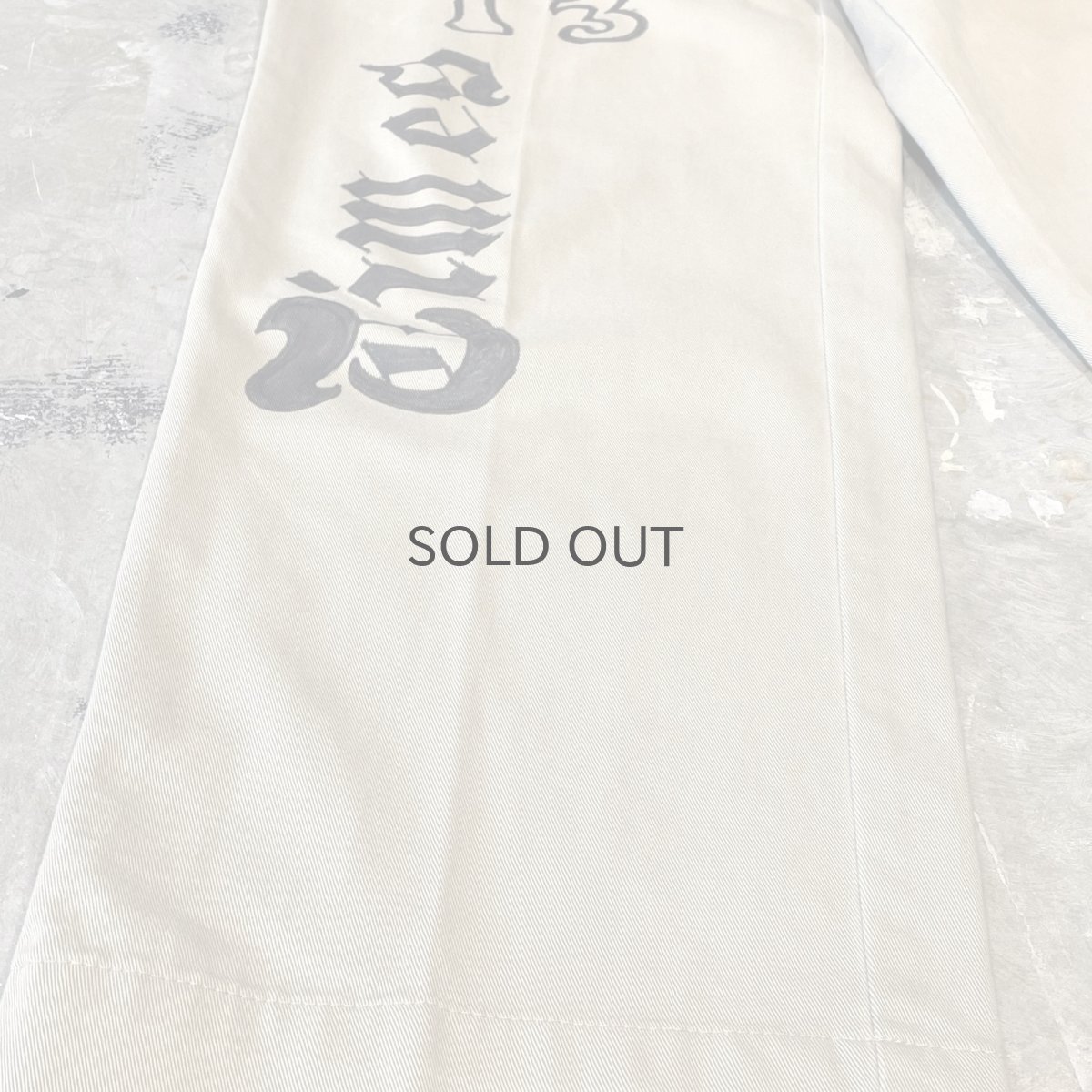 画像7: ART GRAPHIC HAND PAINTED PATTERN CHINO PANTS / W31 (7)