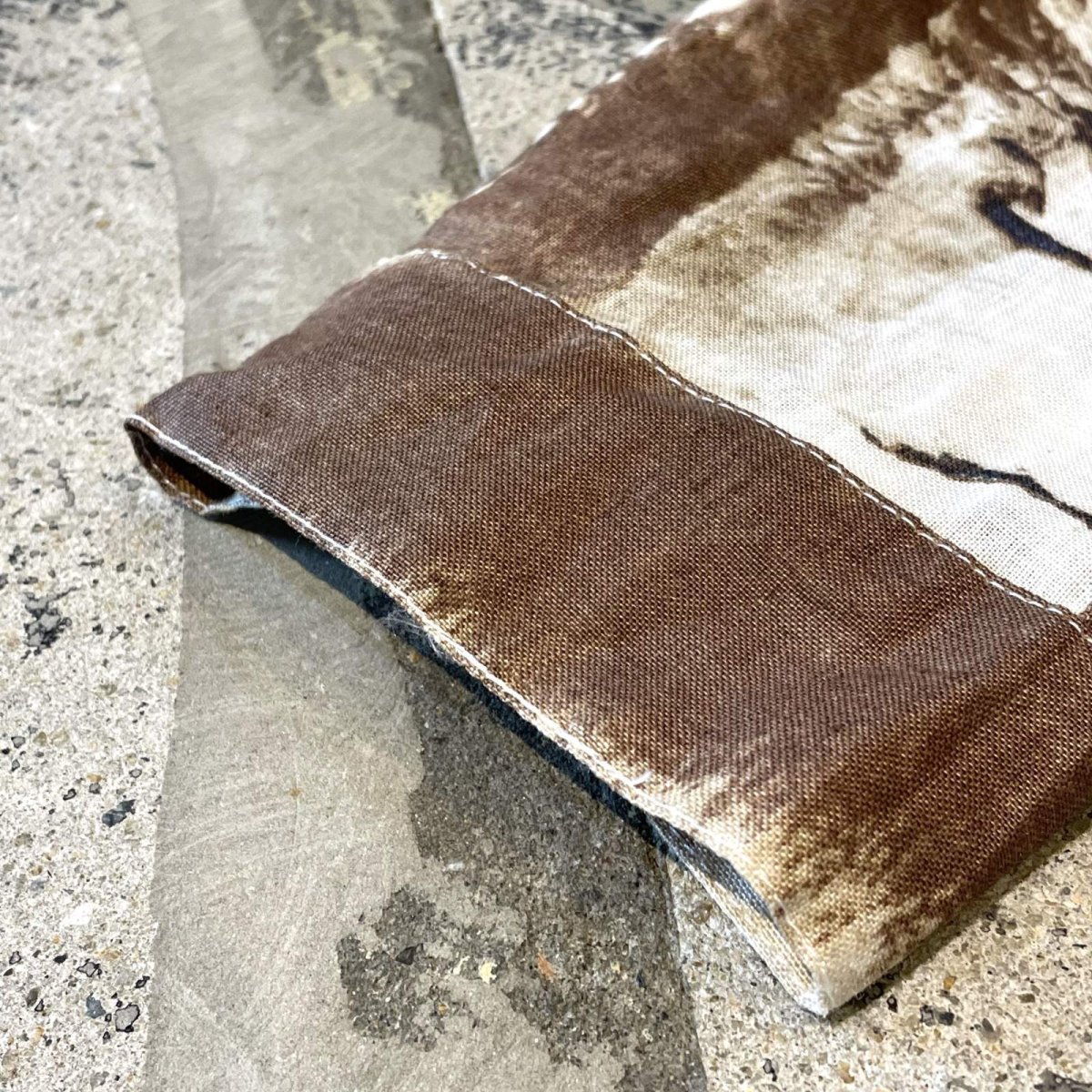 画像7: ALL OVER GRAPHIC PATTERN SHEER L/S SHIRT / Mens L(S~M) (7)