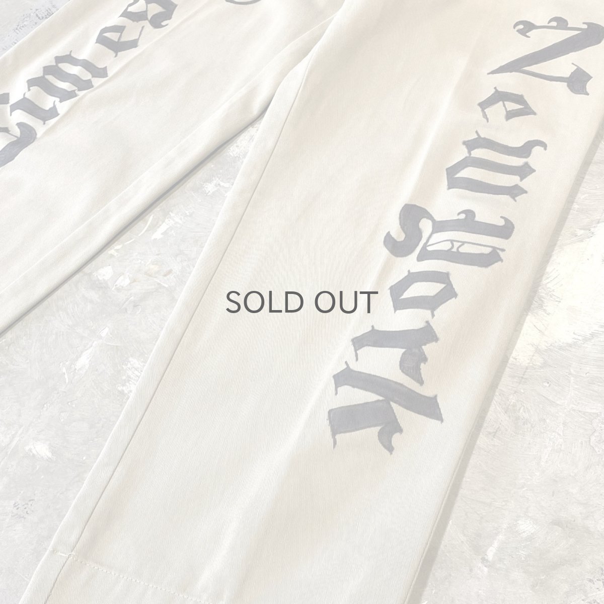 画像6: ART GRAPHIC HAND PAINTED PATTERN CHINO PANTS / W31 (6)