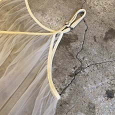 画像7: TIERED DESIGN TULLE LONG CARDIGAN ONE PIECE / Ladies M~L (7)
