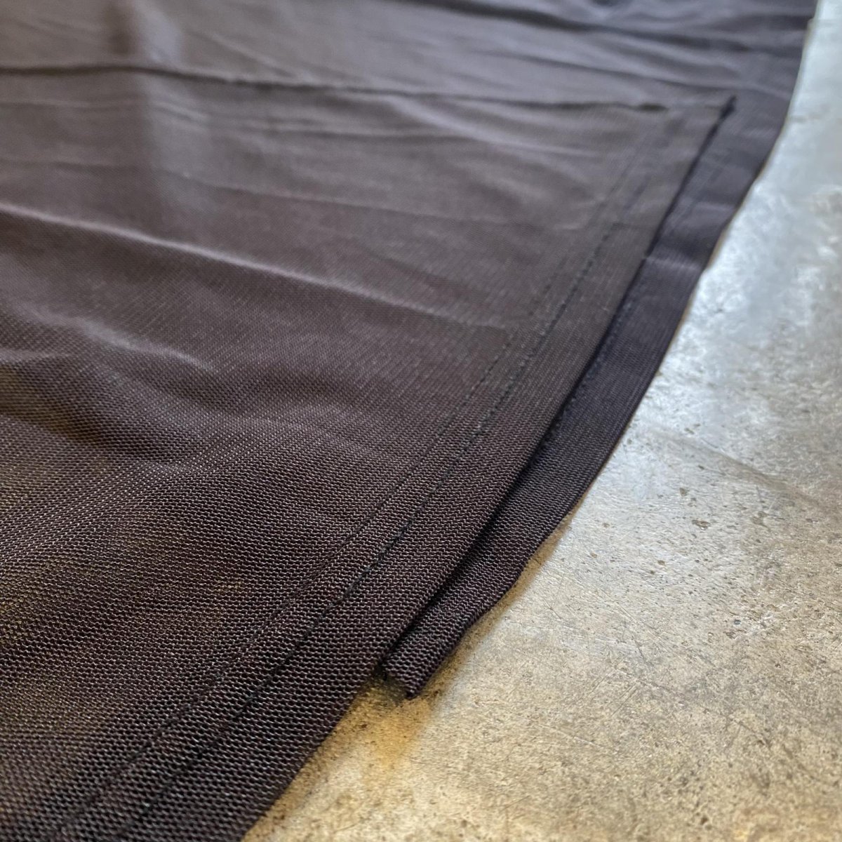 画像10: BLACK COLOR POCKET DESIGN SHEER VEST / Ladies M (10)