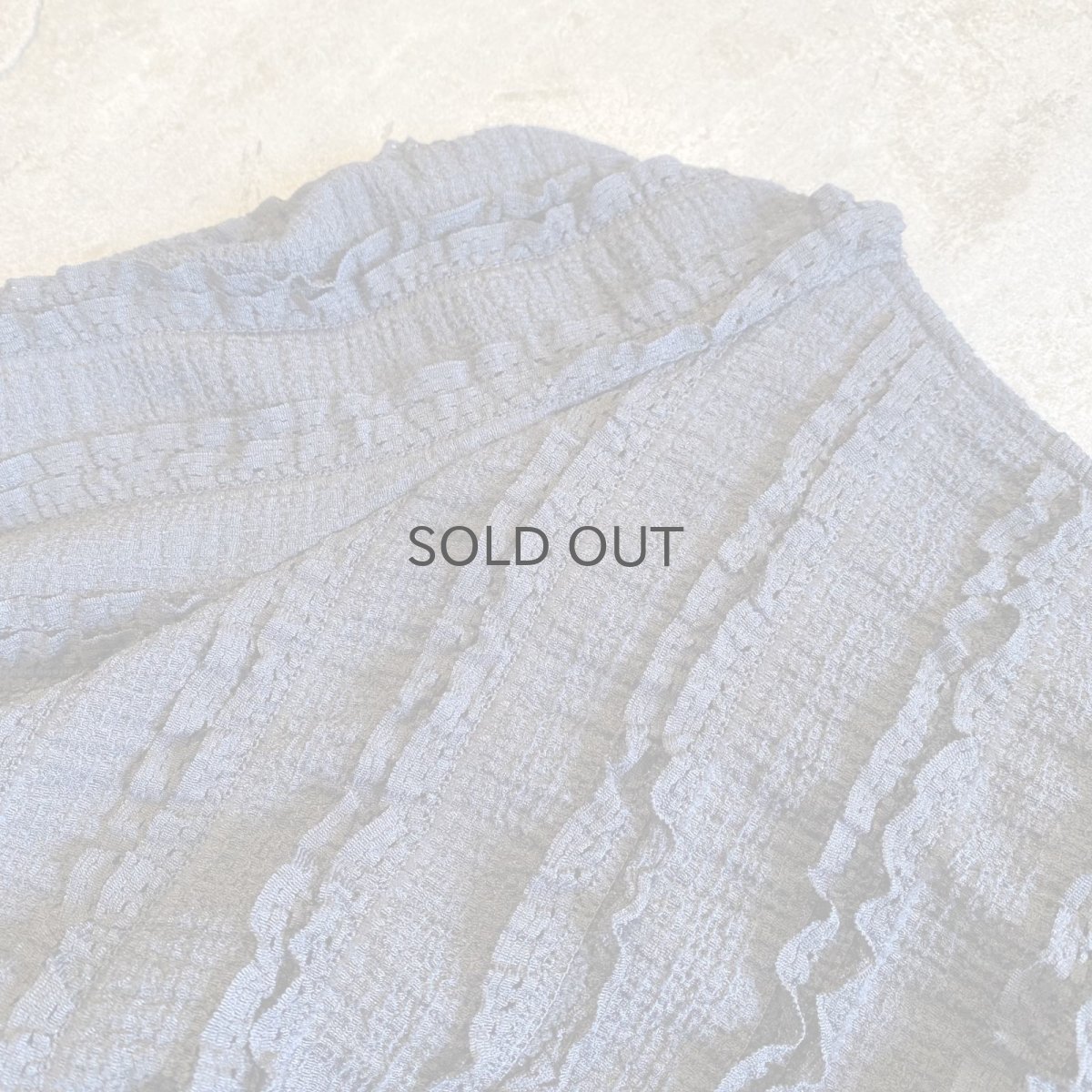 画像10: ALL OVER STRIPE FRILL RIBBON CARDIGAN / Ladies M (10)