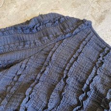画像10: ALL OVER STRIPE FRILL RIBBON CARDIGAN / Ladies M (10)