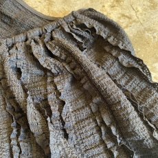 画像8: ALL OVER STRIPE FRILL RIBBON CARDIGAN / Ladies M (8)