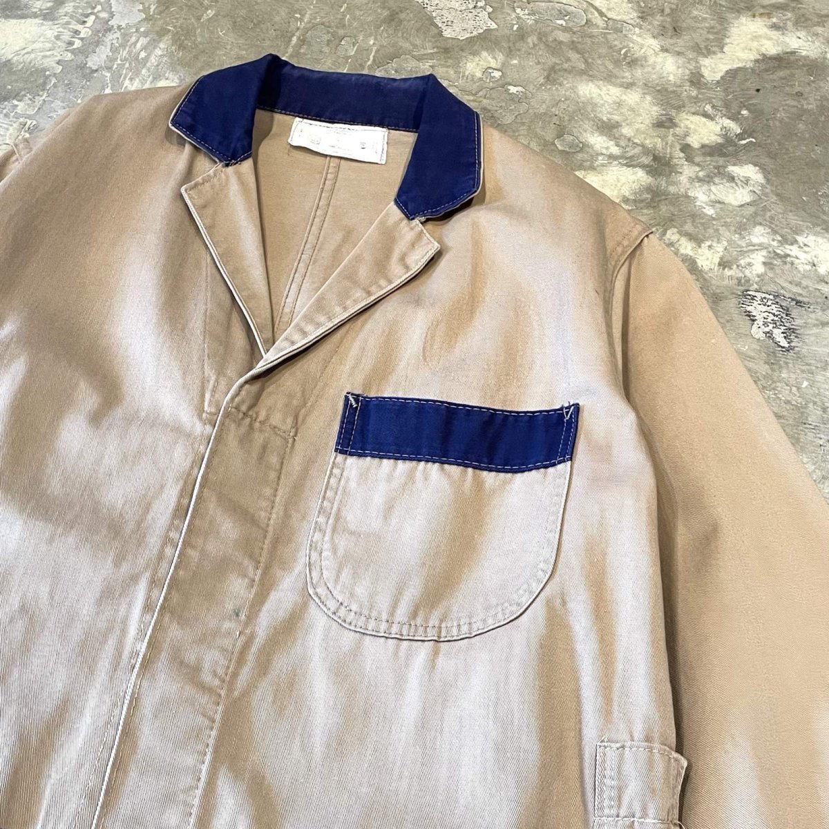 画像4: OLD BICOLOR MULTI POCKET WORK JACKET / Mens S(L) (4)