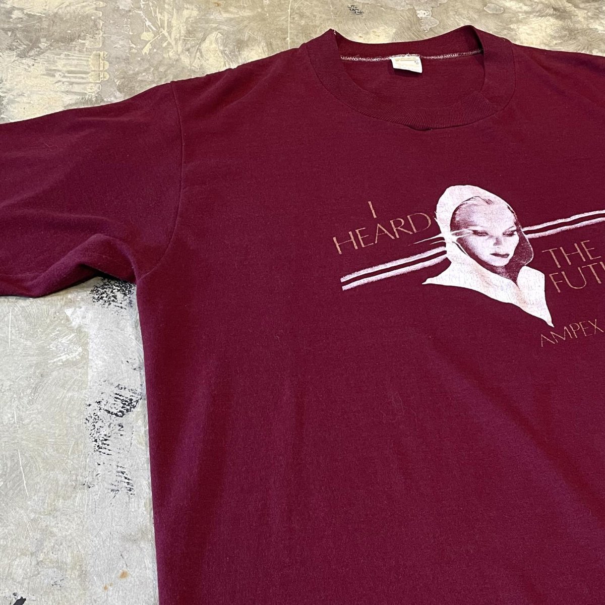 画像3: 80's "I HERED THE FUTURE" PRINTED S/S TEE / Mens XL(L) (3)