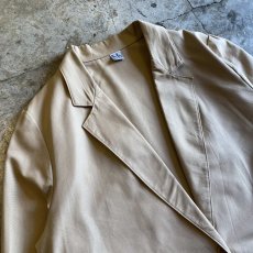 画像3: BEIGE COLOR OVER SIZE TAILORED JACKET / Ladies L / MADE IN USA (3)