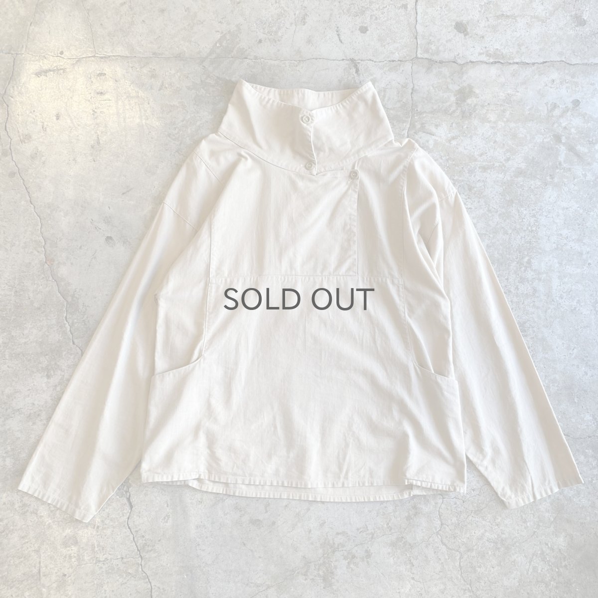 画像1: OLD DESIGN STAND COLLAR ANORAK L/S TOPS / Ladies M (1)