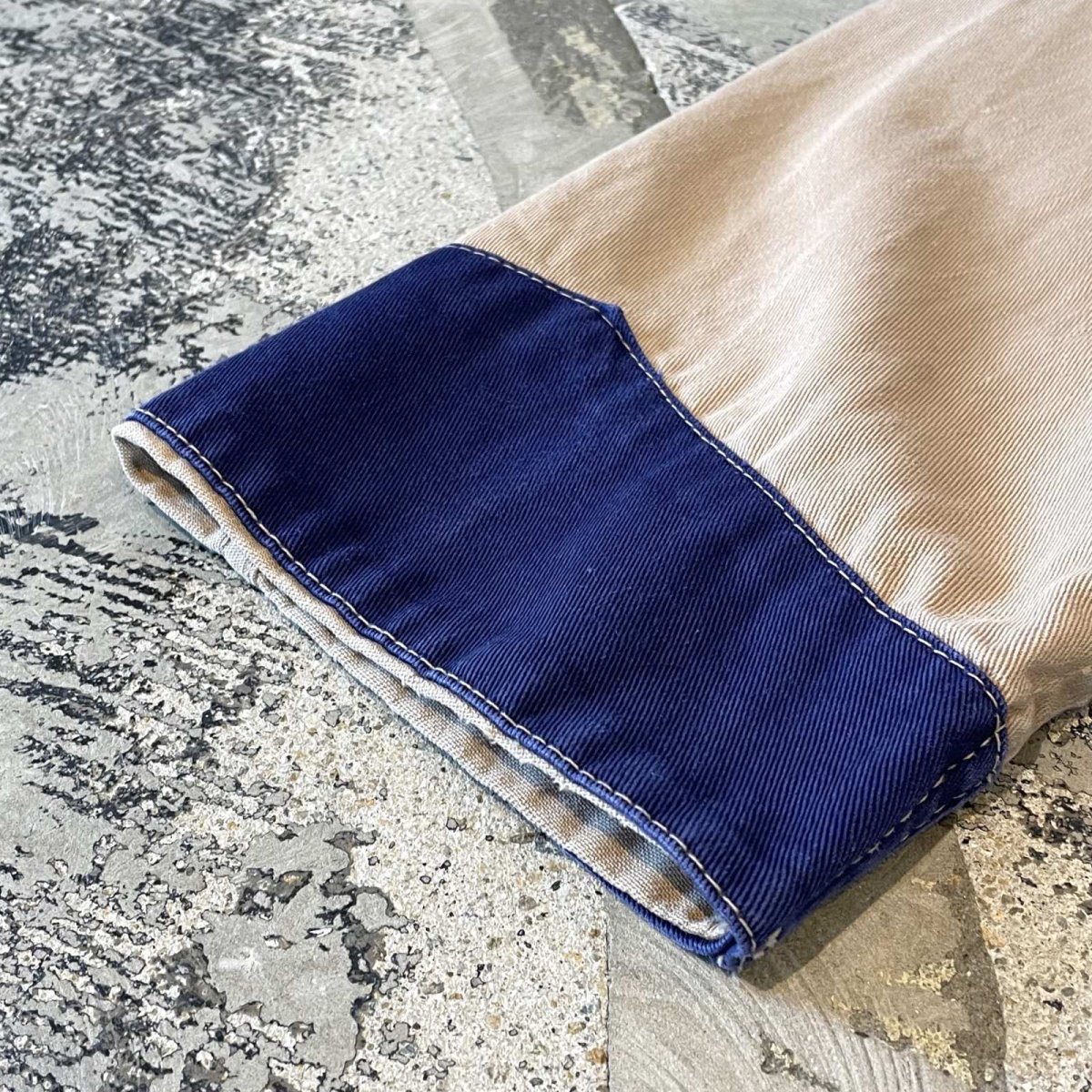 画像7: OLD BICOLOR MULTI POCKET WORK JACKET / Mens S(L) (7)