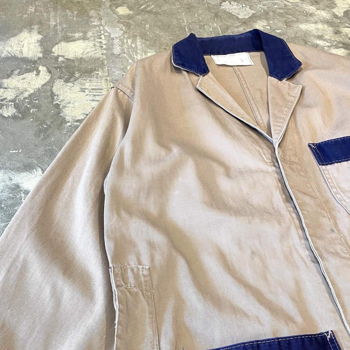 画像3: OLD BICOLOR MULTI POCKET WORK JACKET / Mens S(L) (3)