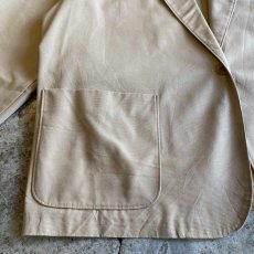 画像5: BEIGE COLOR OVER SIZE TAILORED JACKET / Ladies L / MADE IN USA (5)