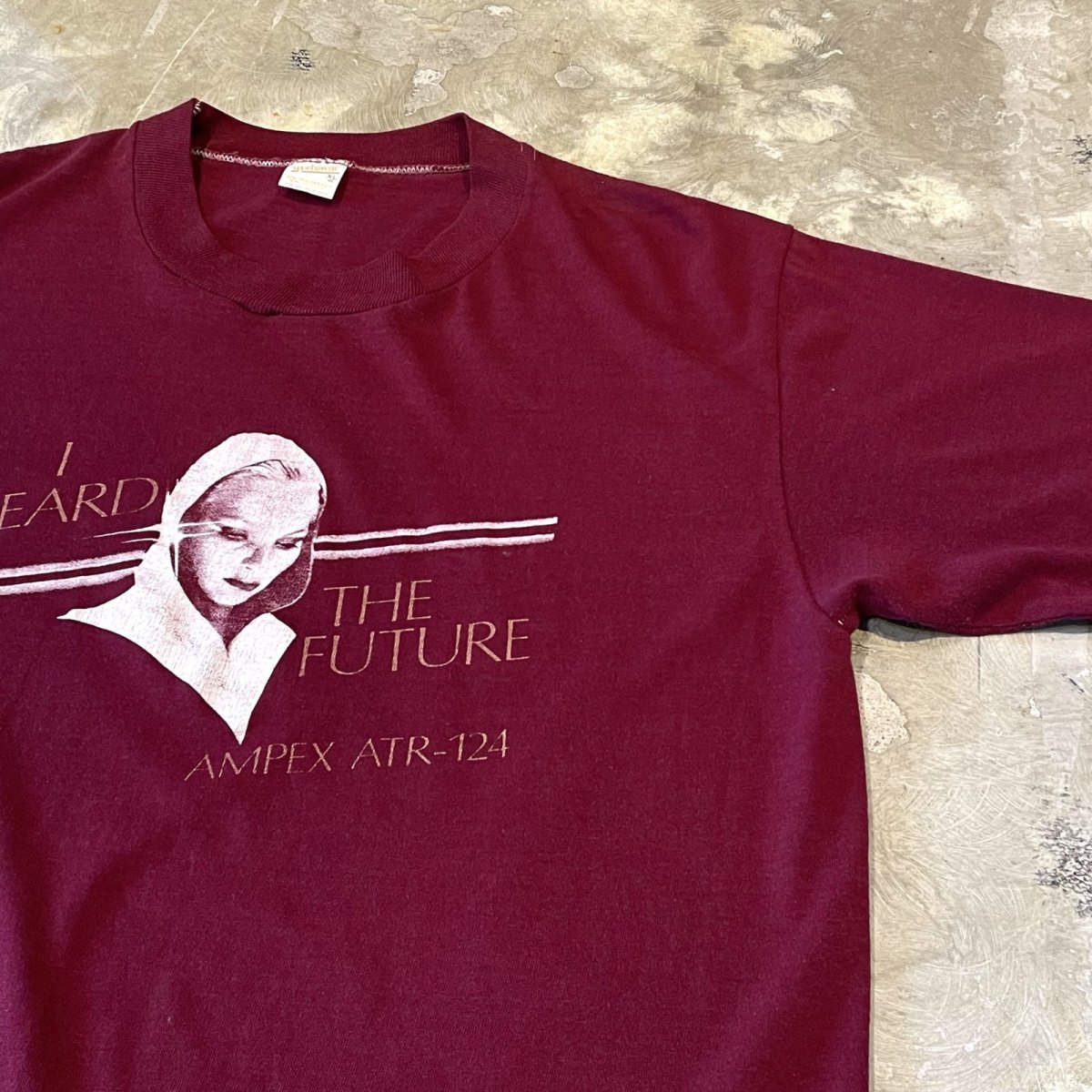画像4: 80's "I HERED THE FUTURE" PRINTED S/S TEE / Mens XL(L) (4)