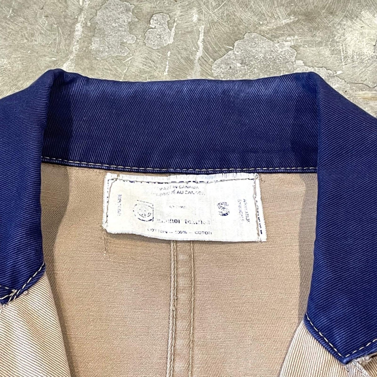 画像10: OLD BICOLOR MULTI POCKET WORK JACKET / Mens S(L) (10)