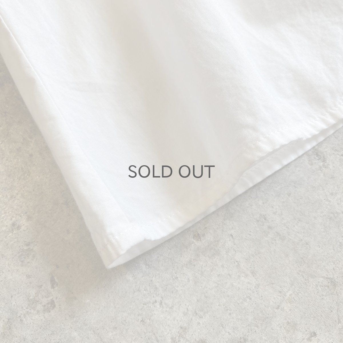 画像3: POINT FRILL DESIGN NO COLLAR L/S BLOUSE / Ladies M (3)