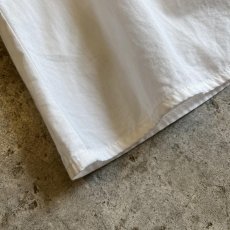 画像3: POINT FRILL DESIGN NO COLLAR L/S BLOUSE / Ladies M (3)