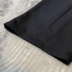 画像8: 【WONDERGROUND】FRONT SLIT DESIGN COCOON PANTS / BLACK / OS (8)