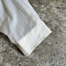 画像6: WHITE COLOR DOUBLE POCKET DESIGN SHEER JACKET / Ladies M (6)