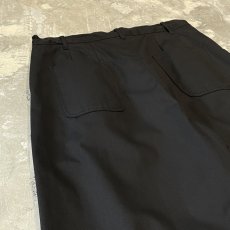 画像9: 【WONDERGROUND】FRONT SLIT DESIGN COCOON PANTS / BLACK / OS (9)