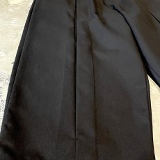 画像7: 【WONDERGROUND】FRONT SLIT DESIGN COCOON PANTS / BLACK / OS (7)