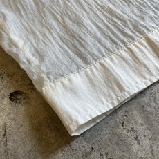 画像2: WHITE COLOR DOUBLE POCKET DESIGN SHEER JACKET / Ladies M (2)