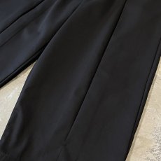 画像6: 【WONDERGROUND】FRONT SLIT DESIGN COCOON PANTS / BLACK / OS (6)