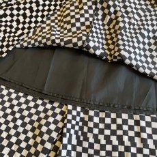 画像6: CHECKRS FLAG ALL OVER PATTERN DESIGN ALINE FLARE SKIRT / W25~W30 (6)