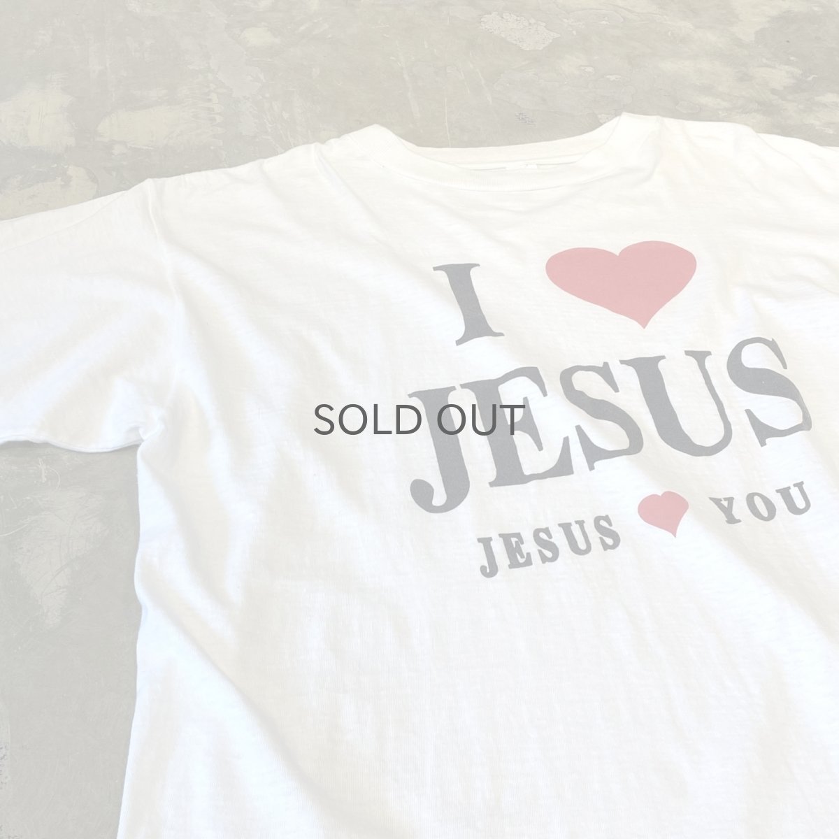 画像3: OLD "I LOVE JESUS" PRINTED S/S TEE / Mens XL (3)