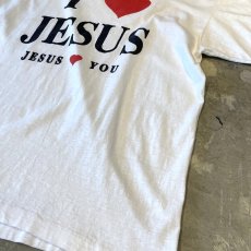 画像6: OLD "I LOVE JESUS" PRINTED S/S TEE / Mens XL (6)