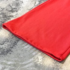 画像8: RED COLOR STRAIGHT SILHOUETTE SWEAT PANTS / ~34 (8)
