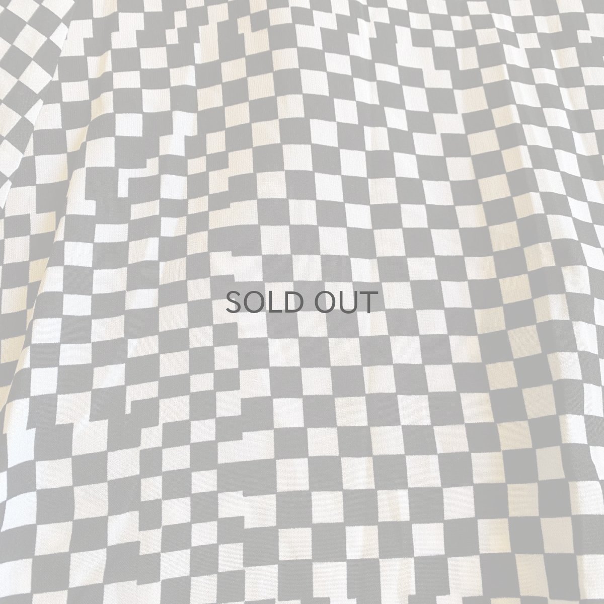 画像7: CHECKRS FLAG ALL OVER PATTERN DESIGN ALINE FLARE SKIRT / W25~W30 (7)