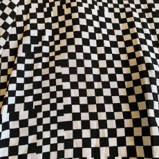 画像7: CHECKRS FLAG ALL OVER PATTERN DESIGN ALINE FLARE SKIRT / W25~W30 (7)